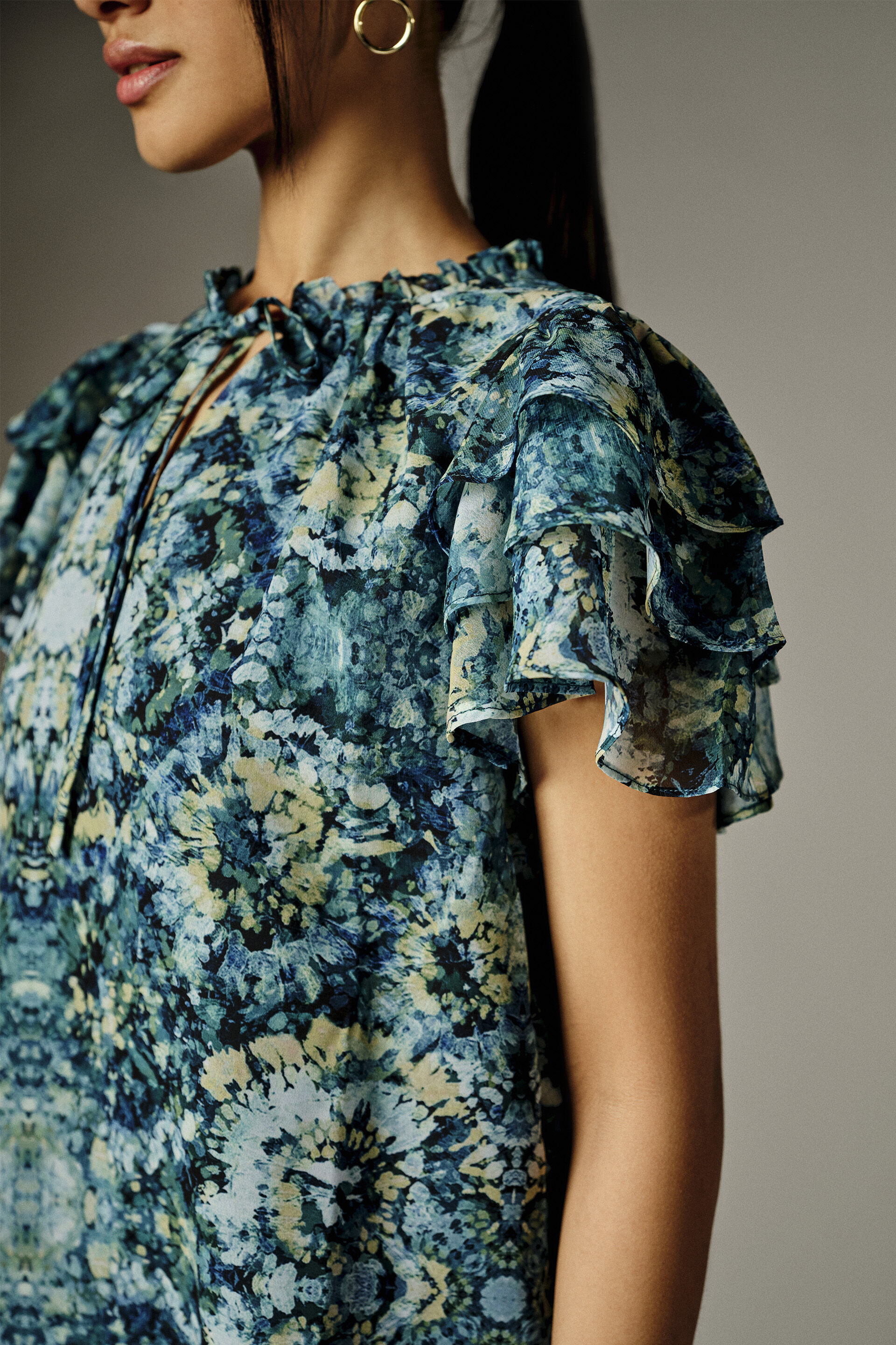 Tabitha Teal Top, Green, image 3